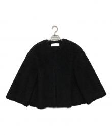 saqui（サキ）の古着「WOOL PILE SHORT COAT」｜ブラック