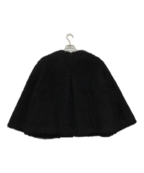 saqui（サキ）saqui (サキ) WOOL PILE SHORT COAT ブラック サイズ:40の古着・服飾アイテム