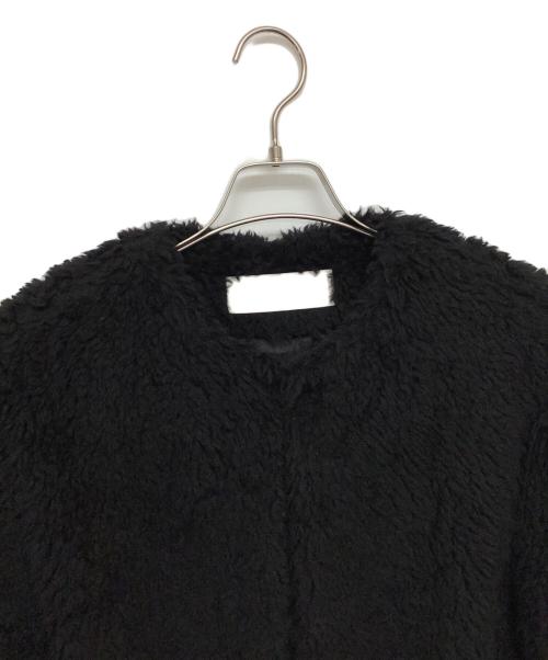 saqui（サキ）saqui (サキ) WOOL PILE SHORT COAT ブラック サイズ:40の古着・服飾アイテム