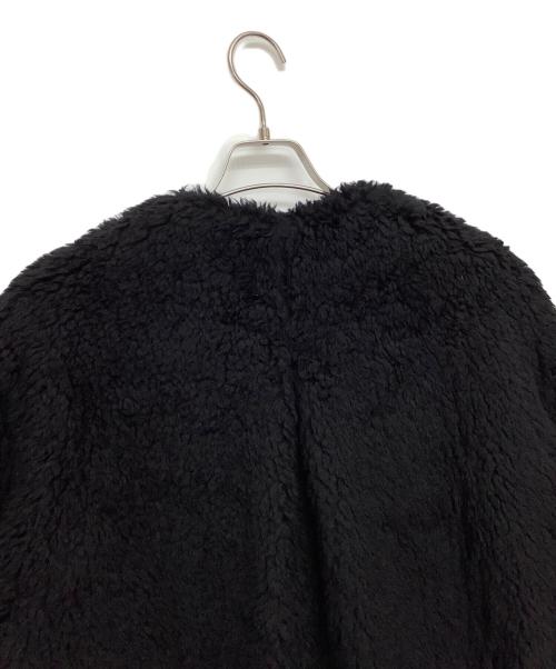 saqui（サキ）saqui (サキ) WOOL PILE SHORT COAT ブラック サイズ:40の古着・服飾アイテム