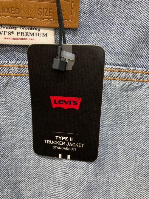 LEVI'S PReMIUM（リーバイス プレミアム）LEVI'S PReMIUM (リーバイス プレミアム) TYPEⅡトラッカージャケット ブルー サイズ:S 未使用品の古着・服飾アイテム