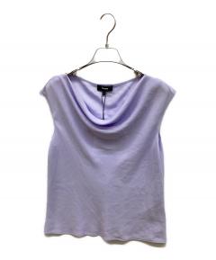 中古・古着通販】theory (セオリー) POWDER CREPE SS COWL TOP 