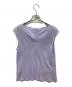 theory (セオリー) POWDER CREPE SS COWL TOP　ノースリーブブラウス パープル サイズ:Ｓ 未使用品：5000円