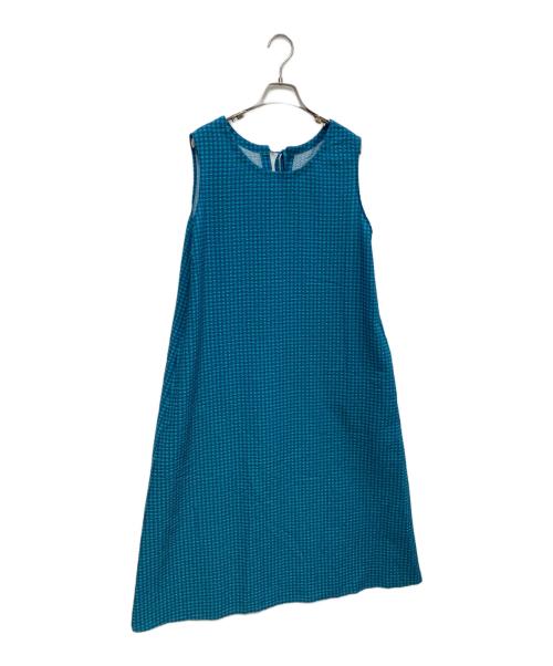 HELLY HANSEN（ヘリーハンセン）HELLY HANSEN (ヘリーハンセン) マリンリゾートシアサッカーワンピース　HW32531 ブルー サイズ:Mの古着・服飾アイテム