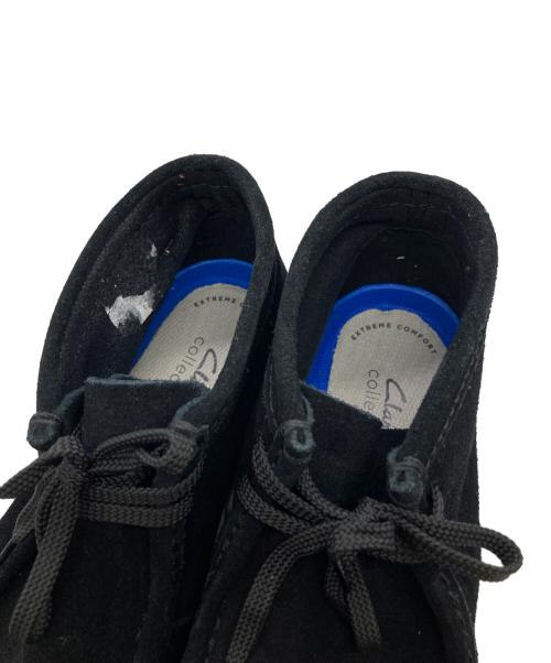 CLARKS（クラークス）CLARKS (クラークス) スウェードワラビーシューズ ブラック サイズ:25.5cmの古着・服飾アイテム