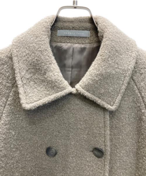 theory luxe（セオリーリュクス）theory luxe (セオリーリュクス) ダブルブークレロングコート ブラウン サイズ:38の古着・服飾アイテム
