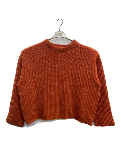 UNUSED（アンユーズド）UNUSED (アンユーズド) ケーブルニット オレンジ サイズ:3の古着・服飾アイテム