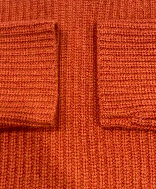 UNUSED（アンユーズド）UNUSED (アンユーズド) ケーブルニット オレンジ サイズ:3の古着・服飾アイテム