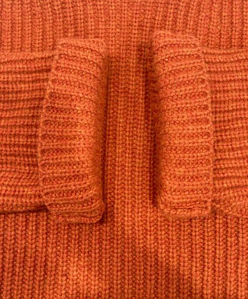 UNUSED（アンユーズド）UNUSED (アンユーズド) ケーブルニット オレンジ サイズ:3の古着・服飾アイテム