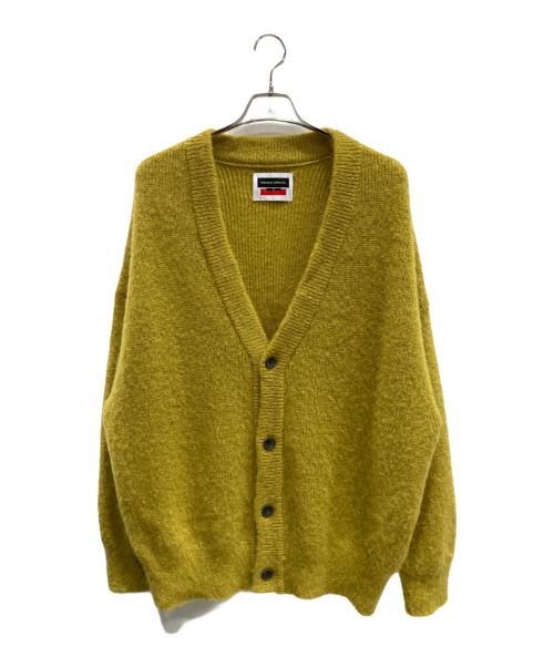 MAISON SPECIAL（メゾンスペシャル）MAISON SPECIAL (メゾンスペシャル) プライムオーバーモヘヤニットカーディガン イエロー サイズ:1の古着・服飾アイテム