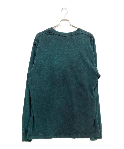 ALEXANDER WANG（アレキサンダー・ワン）ALEXANDER WANG (アレキサンダー・ワン) ロゴ刺繍ロングスリーブカットソー グリーン サイズ:SIZE XLの古着・服飾アイテム