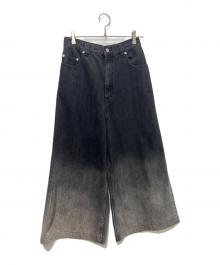 MAISON SPECIAL（メゾンスペシャル）の古着「Hyper Wide Denim Baggy Pants」｜ブラック