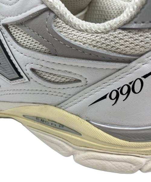 NEW BALANCE（ニューバランス）NEW BALANCE (ニューバランス) M990V3 BY TEDDY SANTIS ホワイト サイズ:24.5の古着・服飾アイテム