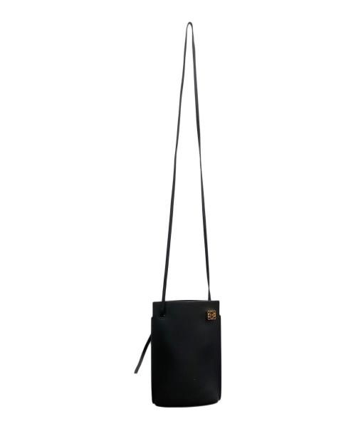 LOEWE（ロエベ）LOEWE (ロエベ) ダイスポケットショルダーポーチ ブラックの古着・服飾アイテム