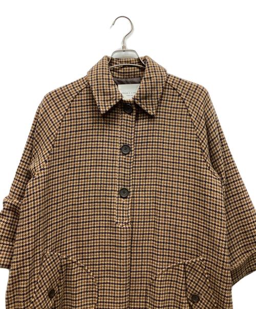 FREAK'S STORE（フリークスストア）FREAK'S STORE (フリークスストア) チェックコート ブラウン サイズ:Ｆの古着・服飾アイテム