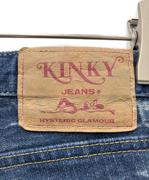 Hysteric Glamour（ヒステリックグラマー）Hysteric Glamour (ヒステリックグラマー) KINKY スタッズスキニーパンツ 2AP-5632  インディゴ サイズ:XSの古着・服飾アイテム