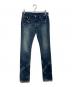 Hysteric Glamour（ヒステリックグラマー）の古着「KINKY スタッズスキニーパンツ 2AP-5632 」｜インディゴ