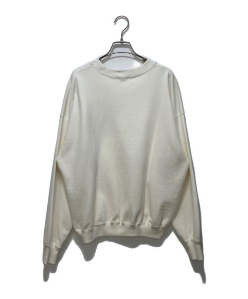 awasa（アワサ）awasa (アワサ) スーピマエイジングコットン クルーネック スウェット ホワイト サイズ:1の古着・服飾アイテム