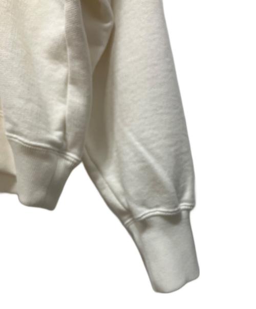 awasa（アワサ）awasa (アワサ) スーピマエイジングコットン クルーネック スウェット ホワイト サイズ:1の古着・服飾アイテム