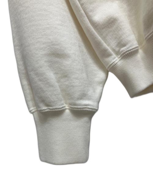 awasa（アワサ）awasa (アワサ) スーピマエイジングコットン クルーネック スウェット ホワイト サイズ:1の古着・服飾アイテム