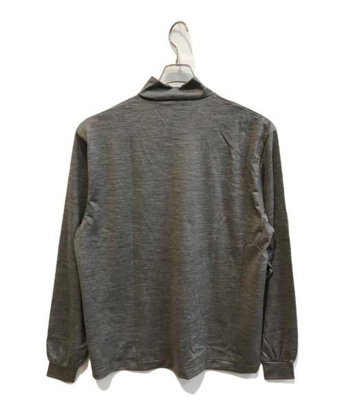 ENDS and MEANS（エンズアンド ミーンズ）ENDS AND MEANS (エンズアンド ミーンズ) Merino Wool Pocket L/S グレー サイズ:Lの古着・服飾アイテム