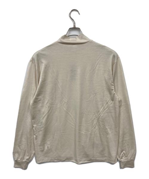 ENDS and MEANS（エンズアンド ミーンズ）ENDS AND MEANS (エンズアンド ミーンズ) Merino Wool Pocket L/S アイボリー サイズ:Lの古着・服飾アイテム