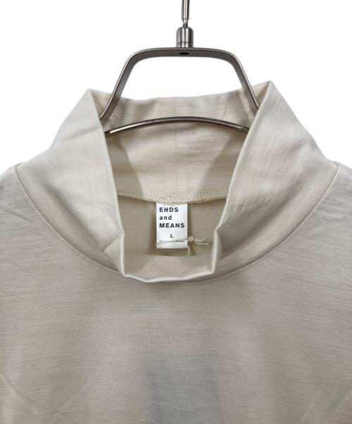 ENDS and MEANS（エンズアンド ミーンズ）ENDS AND MEANS (エンズアンド ミーンズ) Merino Wool Pocket L/S アイボリー サイズ:Lの古着・服飾アイテム