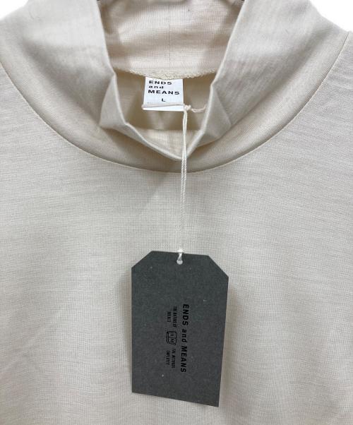 ENDS and MEANS（エンズアンド ミーンズ）ENDS AND MEANS (エンズアンド ミーンズ) Merino Wool Pocket L/S アイボリー サイズ:Lの古着・服飾アイテム