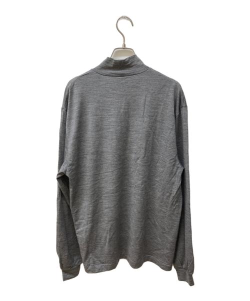 ENDS and MEANS（エンズアンド ミーンズ）ENDS and MEANS (エンズアンド ミーンズ) Merino Wool Pocket L/S グレー サイズ:Lの古着・服飾アイテム