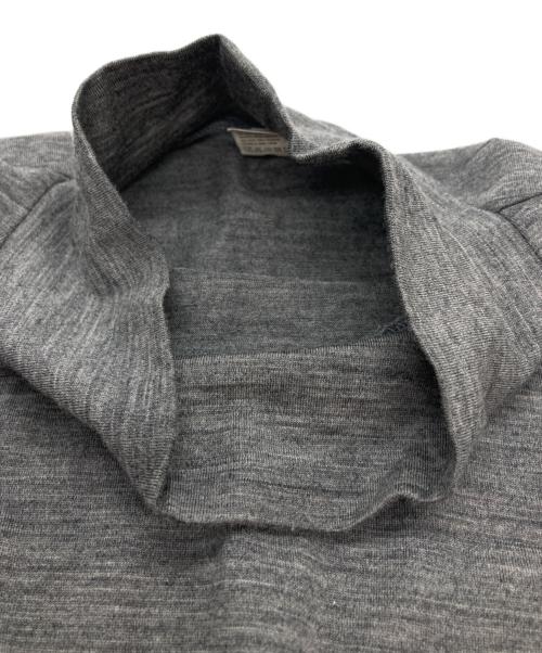 ENDS and MEANS（エンズアンド ミーンズ）ENDS and MEANS (エンズアンド ミーンズ) Merino Wool Pocket L/S グレー サイズ:Lの古着・服飾アイテム