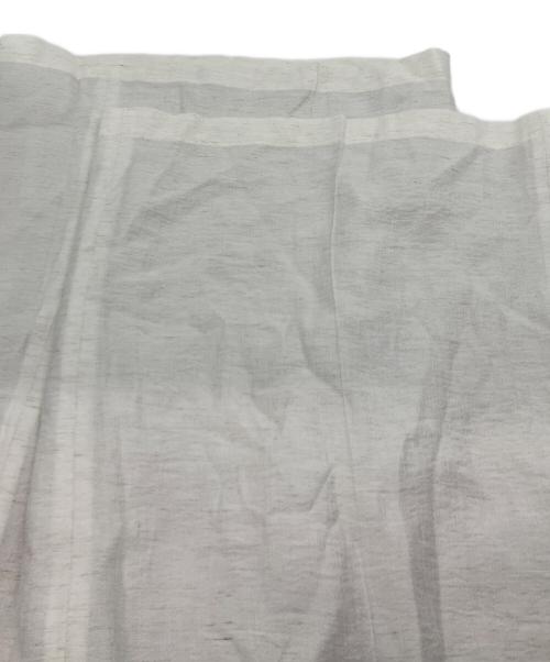 Noble（ノーブル）Noble (ノーブル) ファジーリネンロングサスペンダー2wayパンツ ホワイト サイズ:38 未使用品の古着・服飾アイテム