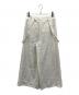 Noble (ノーブル) ファジーリネンロングサスペンダー2wayパンツ ホワイト サイズ:38 未使用品：8000円