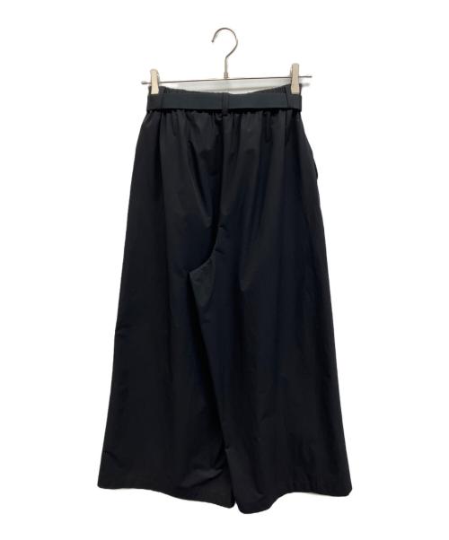 nagonstans（ナゴンスタンス）nagonstans (ナゴンスタンス) Water Repellentストレッチ ベルトワイドPT ブラック サイズ:Mの古着・服飾アイテム