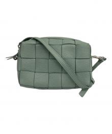 IACUCCI（イアクッチ）の古着「編み込みショルダーバッグ」｜ミントグリーン