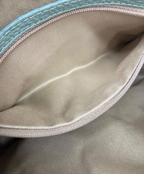 IACUCCI（イアクッチ）IACUCCI (イアクッチ) 編み込みショルダーバッグ ミントグリーンの古着・服飾アイテム