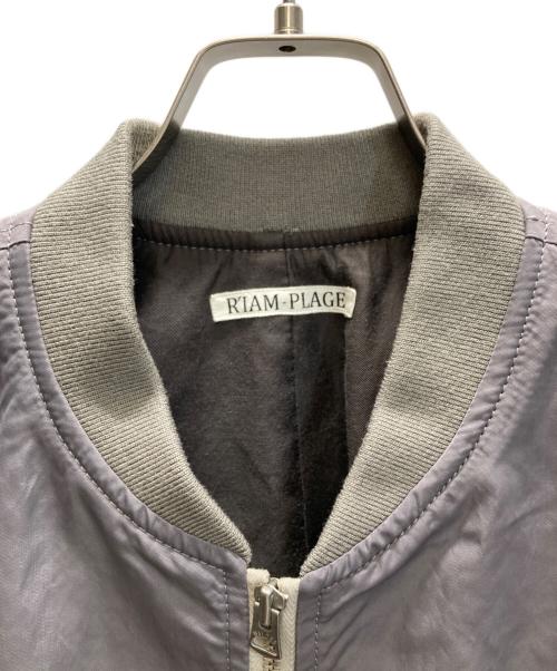 R'IAM（リアム）R'IAM (リアム) MA1 SHORTブルゾン グレー サイズ:FREEの古着・服飾アイテム