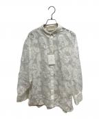 UNITED ARROWSユナイテッドアローズ）の古着「ペイズリーカットジャガードブラウス」｜ホワイト