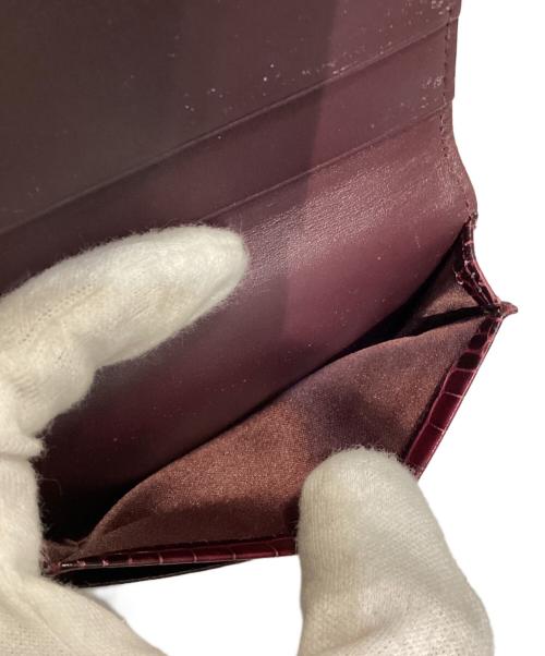 SMYTHSON（スマイソン）SMYTHSON (スマイソン) カードケース ボルドーの古着・服飾アイテム