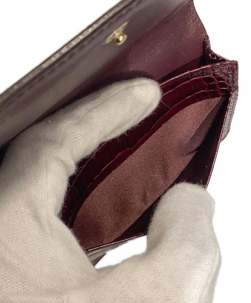 SMYTHSON（スマイソン）SMYTHSON (スマイソン) カードケース ボルドーの古着・服飾アイテム