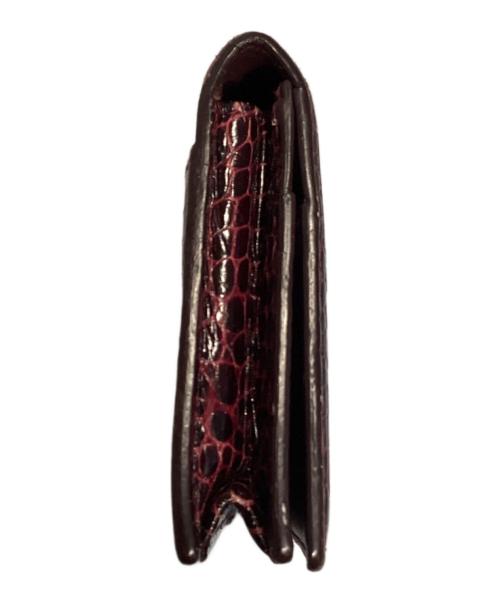 SMYTHSON（スマイソン）SMYTHSON (スマイソン) カードケース ボルドーの古着・服飾アイテム