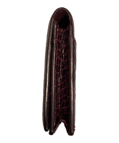 SMYTHSON（スマイソン）SMYTHSON (スマイソン) カードケース ボルドーの古着・服飾アイテム