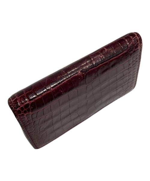 SMYTHSON（スマイソン）SMYTHSON (スマイソン) カードケース ボルドーの古着・服飾アイテム