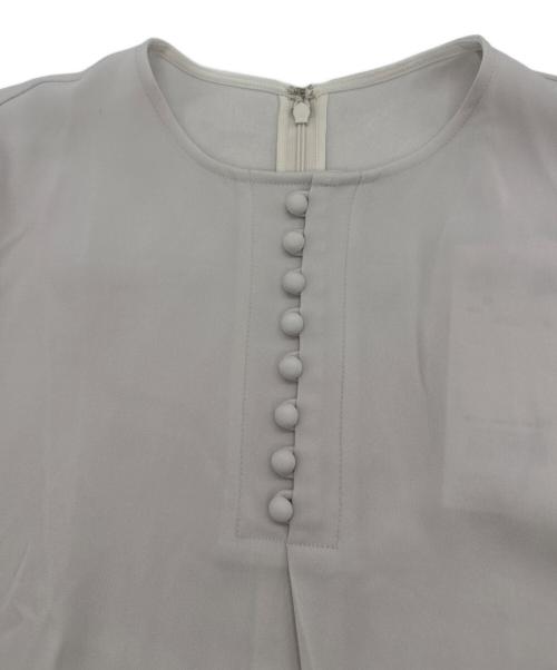 ROPE（ロペ）ROPE (ロペ) ベルラインデザインブラウス グレー サイズ:Free 未使用品の古着・服飾アイテム