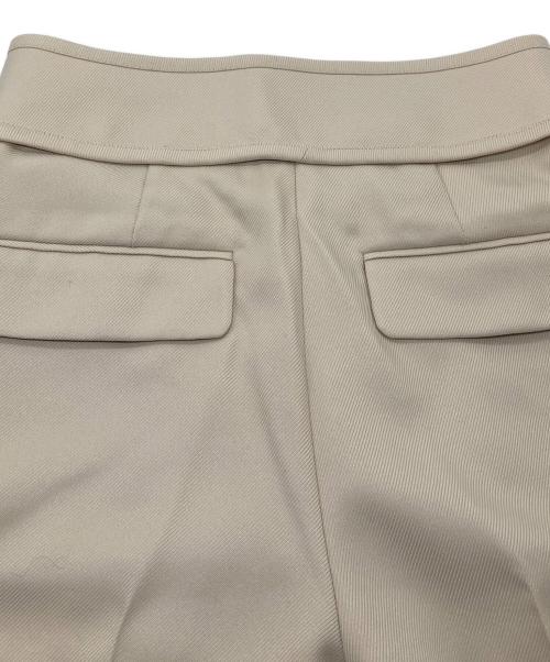 IIROT（イロット）IIROT (イロット) Eco-Trouser  エコトラウザー　センタープレスパンツ　ワイドパンツ ベージュ サイズ:38の古着・服飾アイテム