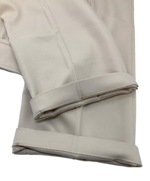 IIROT（イロット）IIROT (イロット) Eco-Trouser  エコトラウザー　センタープレスパンツ　ワイドパンツ ベージュ サイズ:38の古着・服飾アイテム