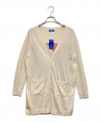 BLUE LABEL CRESTBRIDGEブルーレーベルクレストブリッジ）の古着「バックプリーツカーディガン」｜ベージュ