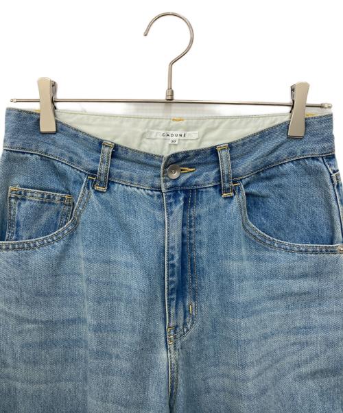 CADUNE（カデュネ）CADUNE (カデュネ) カーヴィーデニム ブルー サイズ:SIZE 38の古着・服飾アイテム