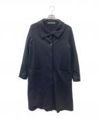 TRANSIT PAR-SUCHトランジット パーサッチ）の古着「スタンドカラーコート」｜ブラック