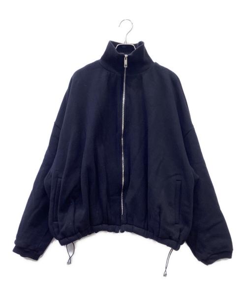 TWEO（トゥー）TWEO (トゥー) スウェットジップジャケット ブラック サイズ:Freeの古着・服飾アイテム