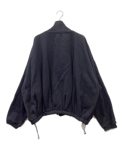 TWEO（トゥー）TWEO (トゥー) スウェットジップジャケット ブラック サイズ:Freeの古着・服飾アイテム